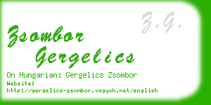 zsombor gergelics business card